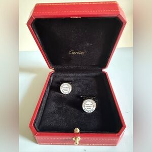 Cartier Silver Cufflinks